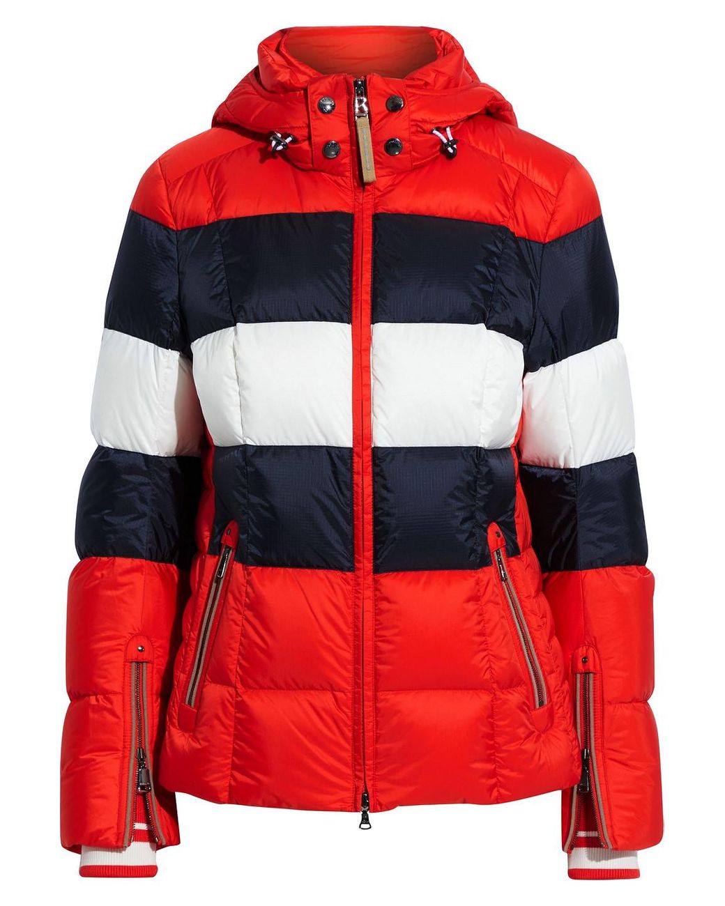 red down ski jacket