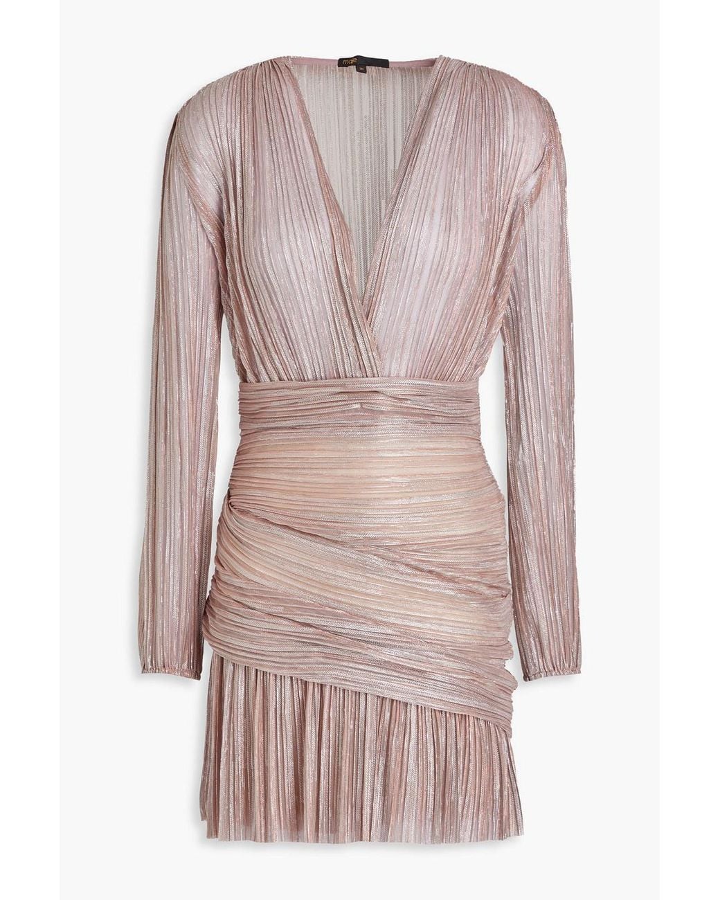 open lace back dress Baltic Born Womens Lynlee Metallic Maxi Dress | Dark Blue + Pink main image 1