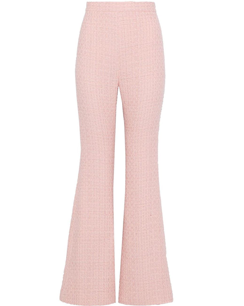 baby pink flare pants