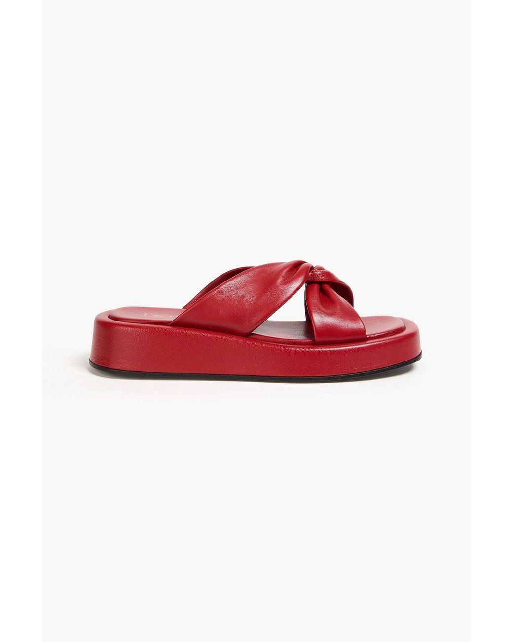 Red sandals near me clearance