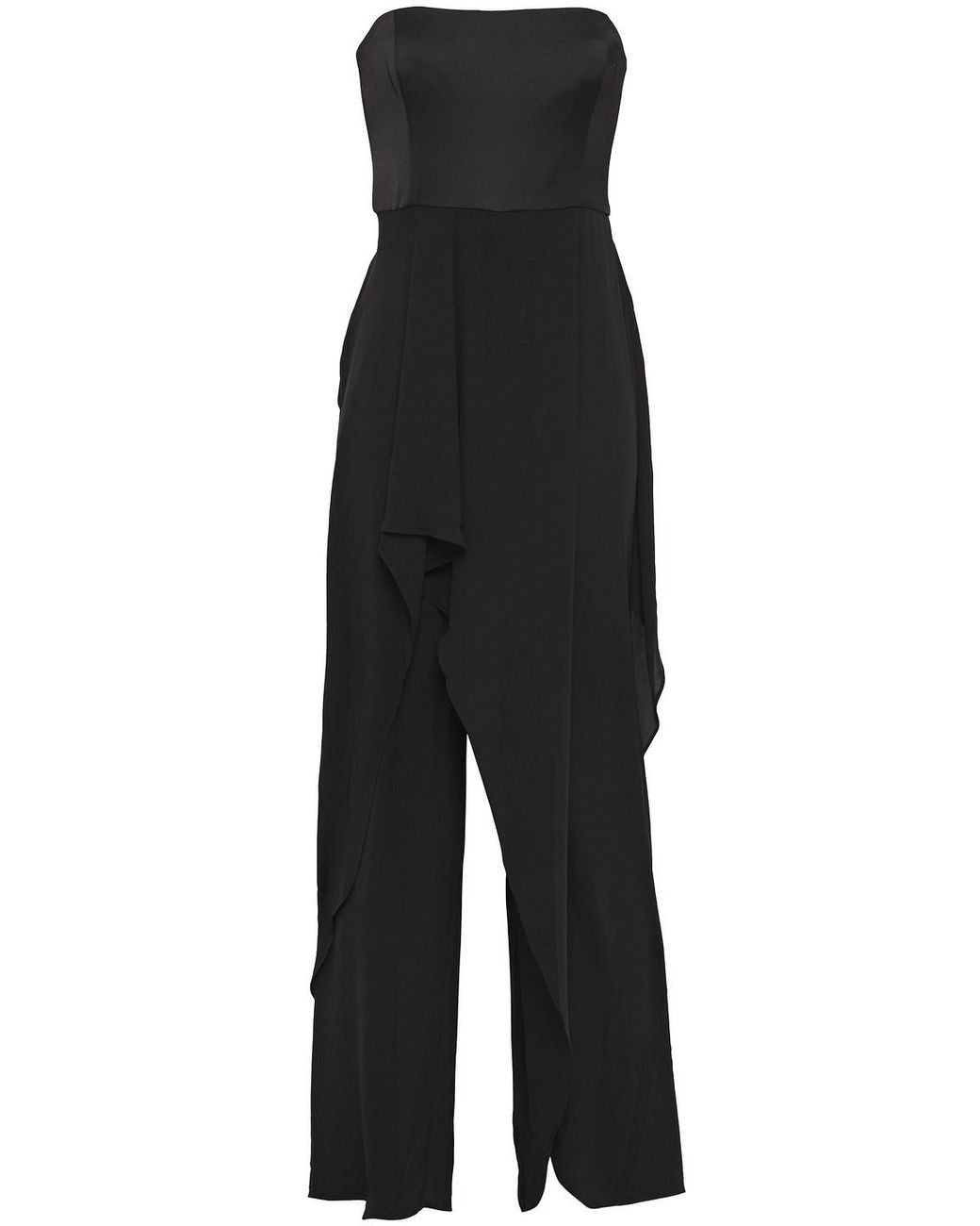 Halston Synthetic Zoey Strapless Jumpsuit in Black - Save 12% - Lyst