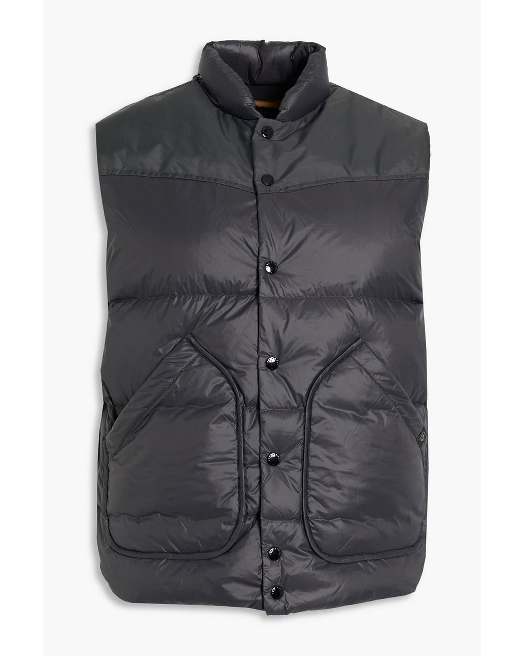 Rag & Bone Shield Quilted Shell Down Vest in Black for Men | Lyst