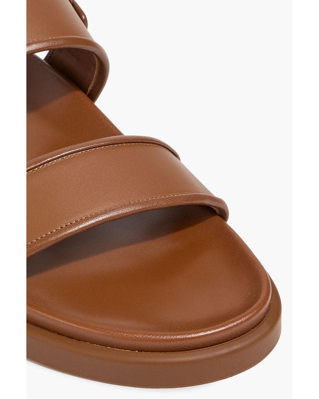 Gianvito Rossi Bilbao Leather Sandals in Brown for Men | Lyst