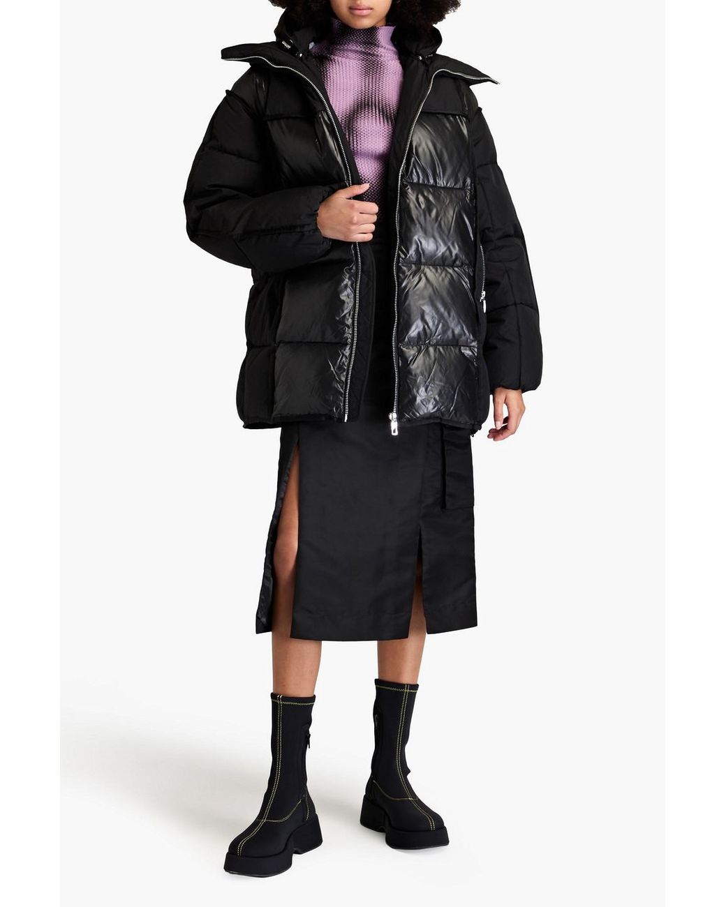 Ganni down coat hotsell