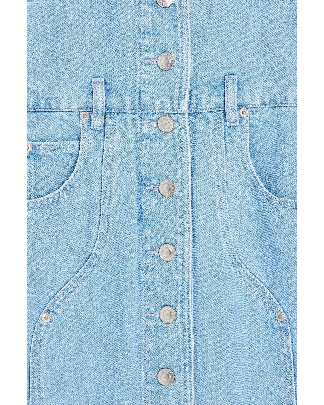 Isabel Marant Blue Denim Midi Dress