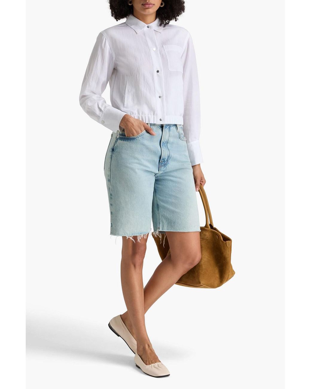 Vince Blue Lyocell-blend Jacket