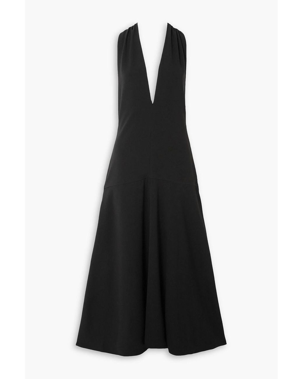 proenza schouler selena backless twist back matte viscose crepe dress Proenza Schouler Selena Matte Viscose Crepe Dress - White