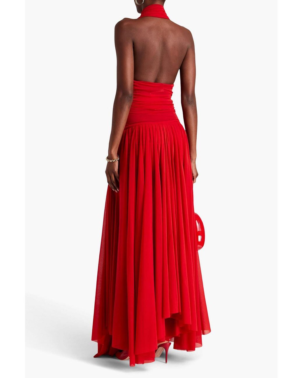 オールインワン・サロペット Philosophy Di Lorenzo Serafini Flared Red ette Maxi 22862264_52947520_600.jpg