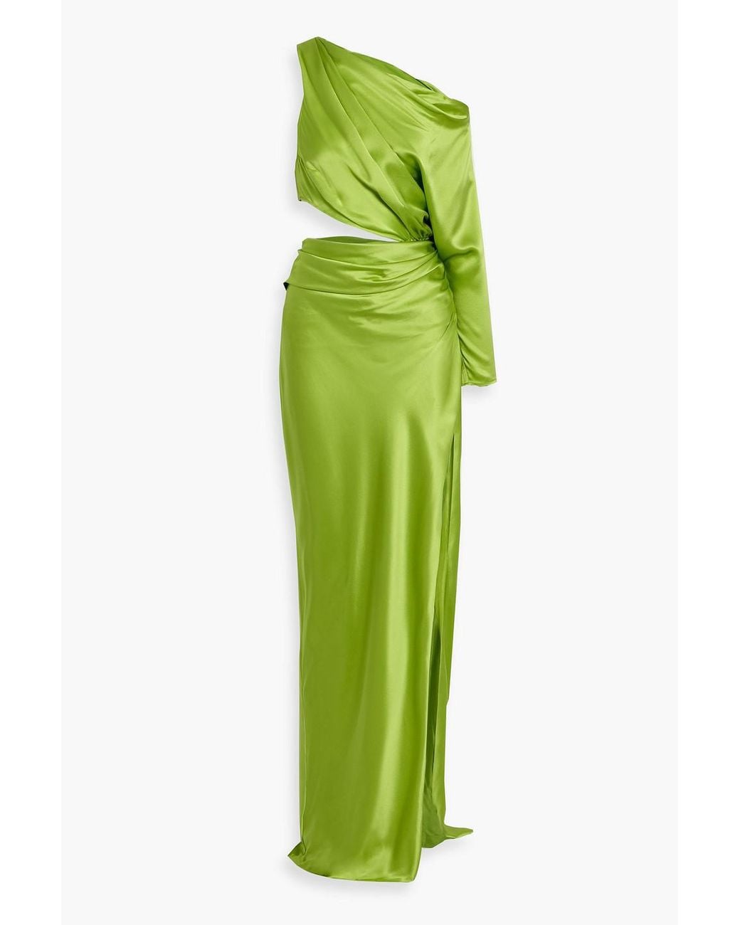 the sei green dress The Sei pre-owned green silk halterneck dress - size UK 6 main image 1