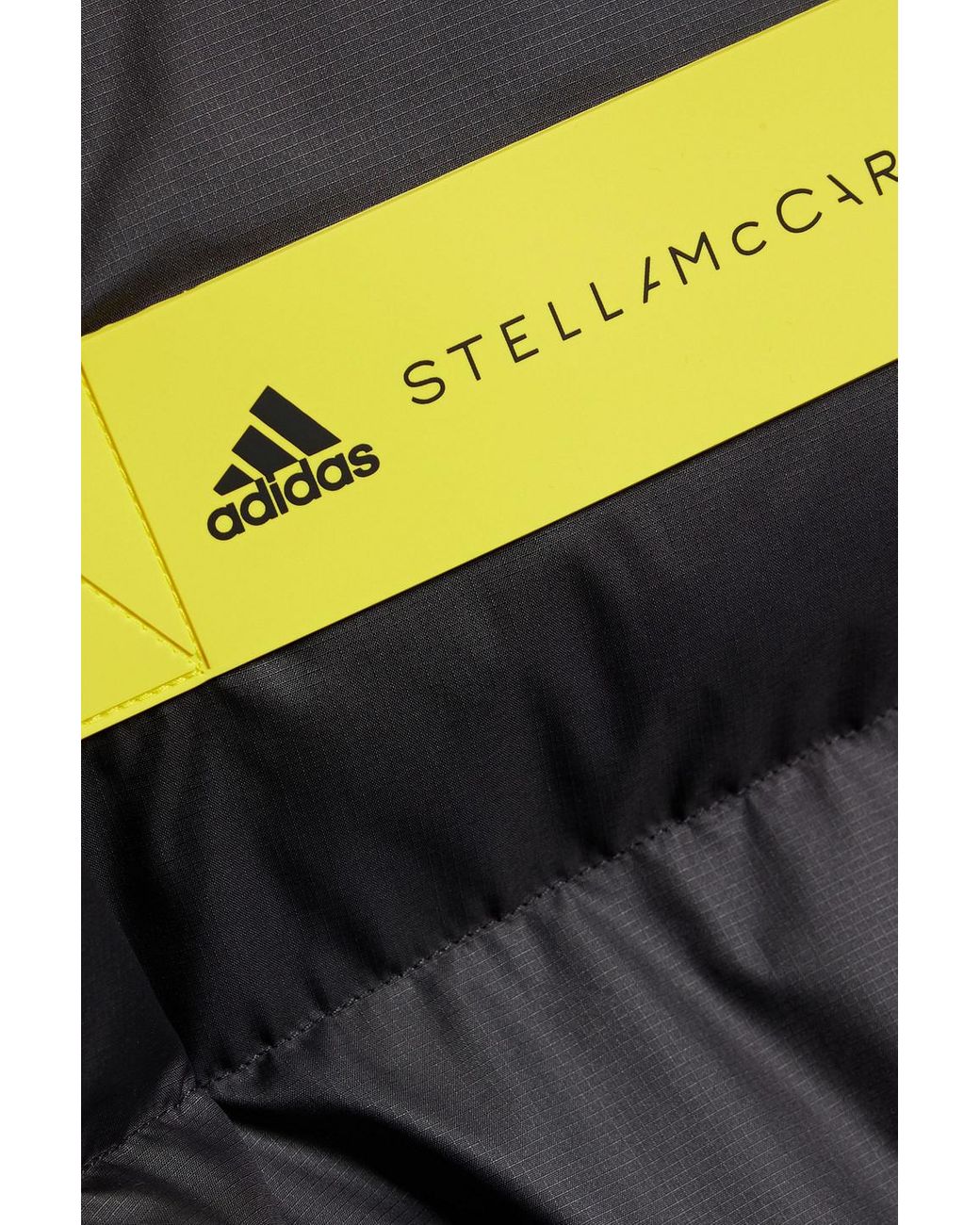 adidas By Stella McCartney Quilted Shell Vest in Black | Lyst