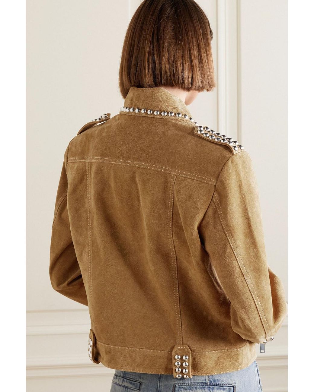 [MORE THAN LIKE]24FW☆SUEDE HALF JACKET - BROWN Men's Brown Suede Biker Jacket – Rebels Market