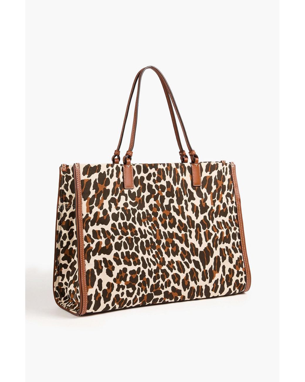 ★ TORY BURCH ★ ELLA LEOPARD CANVAS TOTE トートバッグ TORY BURCH - ELLA LEOPARD CANVAS MINI TOTE BAG – 5th Avenue