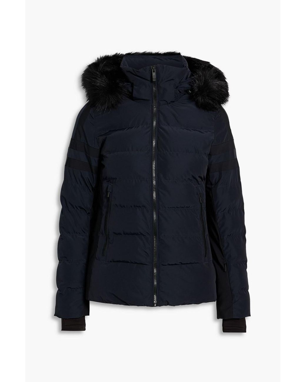 Fusalp Castellane Faux Fur-trimmed Quilted Hooded Ski Jacket in Blue | Lyst  Canada