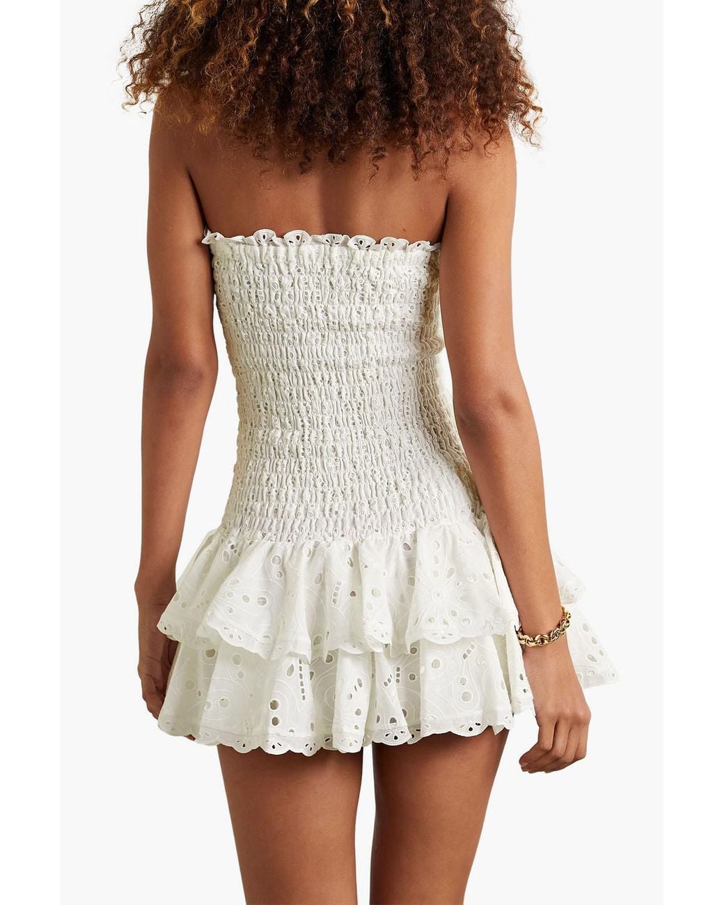 white christmas dresses Benji White Strapless Mini Dress