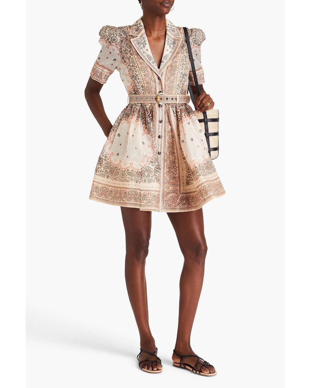 zimmermann paisley mini dress 2021 ZIMMERMANN Luminous paisley mini dress size 0 (US2-4) NWT Sold out