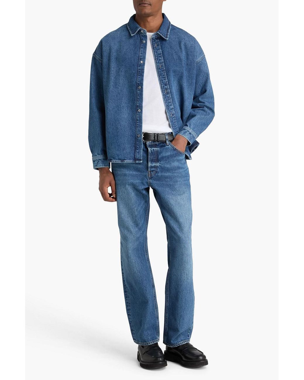 FRAME Blue Denim Shirt for men