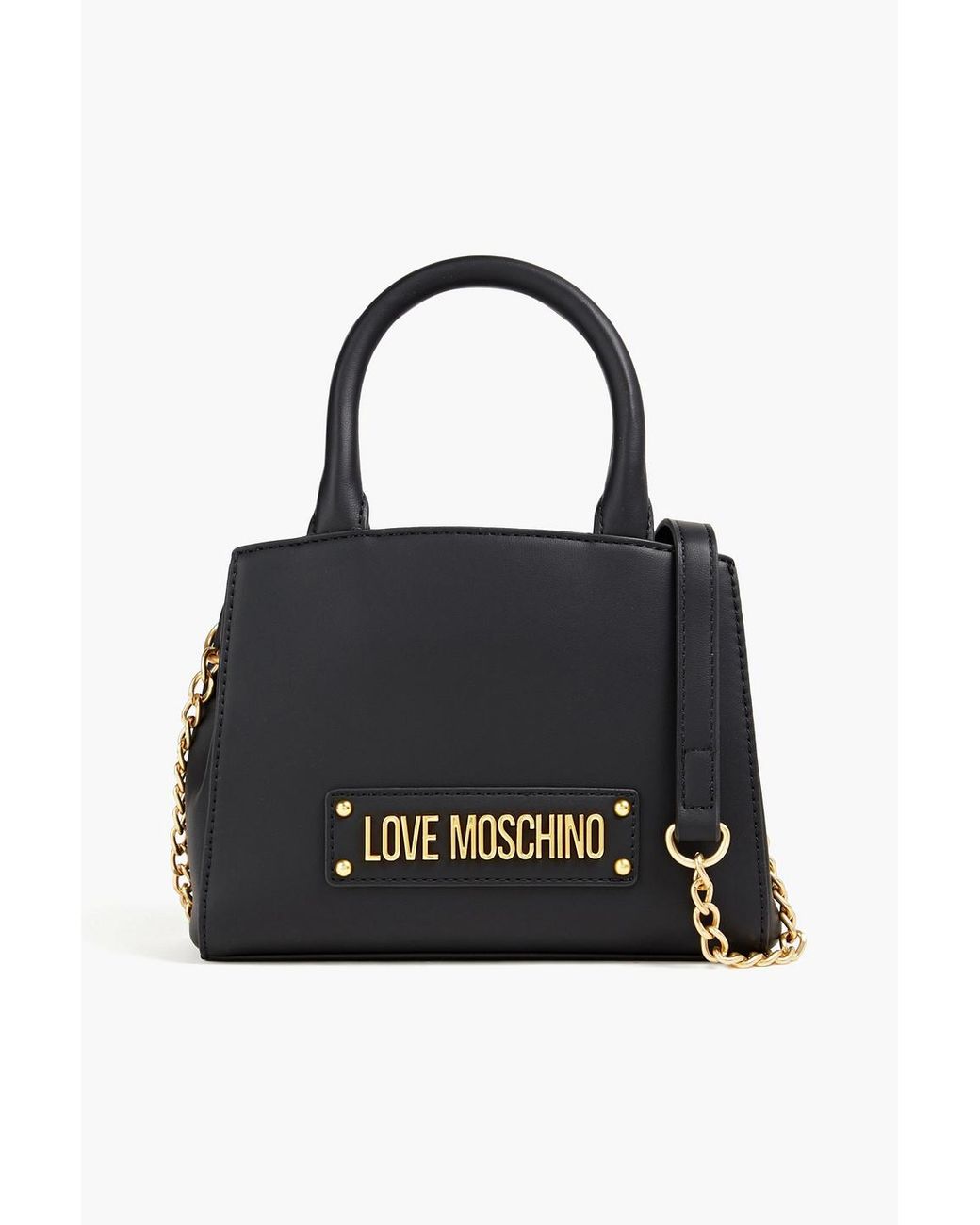 Love moschino classic logo best sale shoulder bag