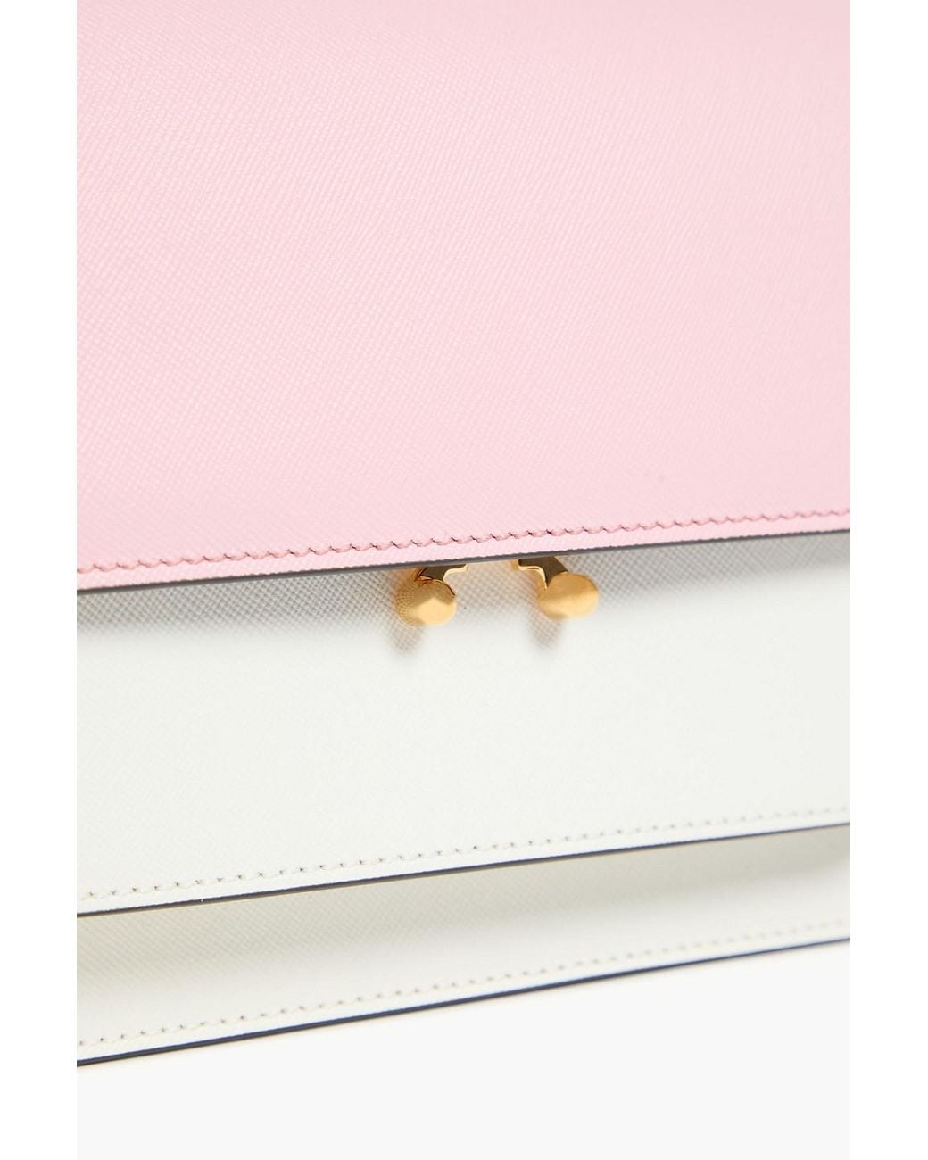 Marni Pink Trunk Leather Cross-Body Bag