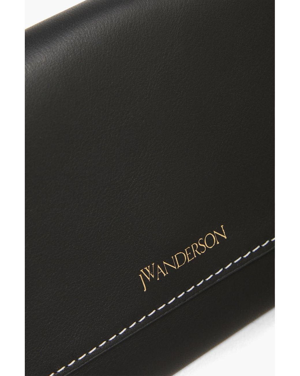 JW Anderson Leather Phone Pouch in Black | Lyst