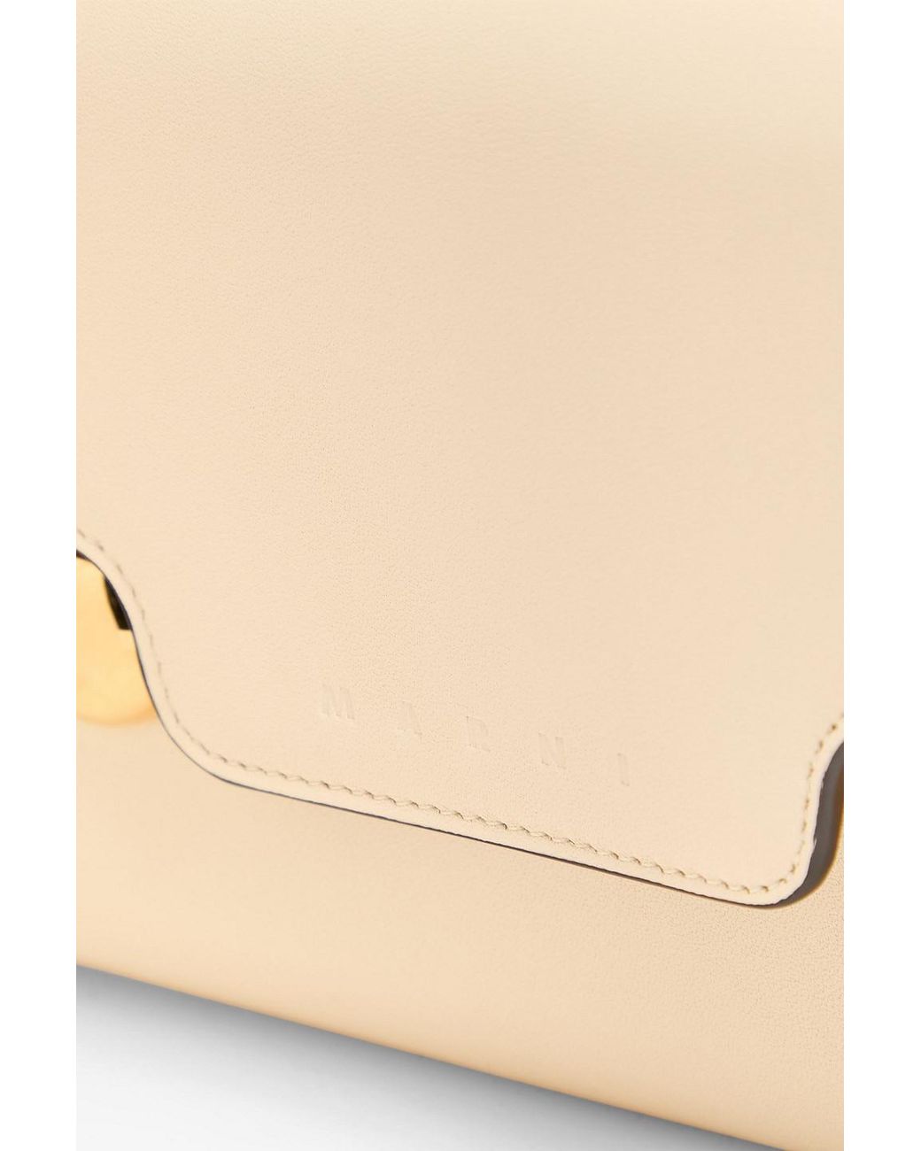 Marni Natural Trunkaroo Leather Cross-body Bag