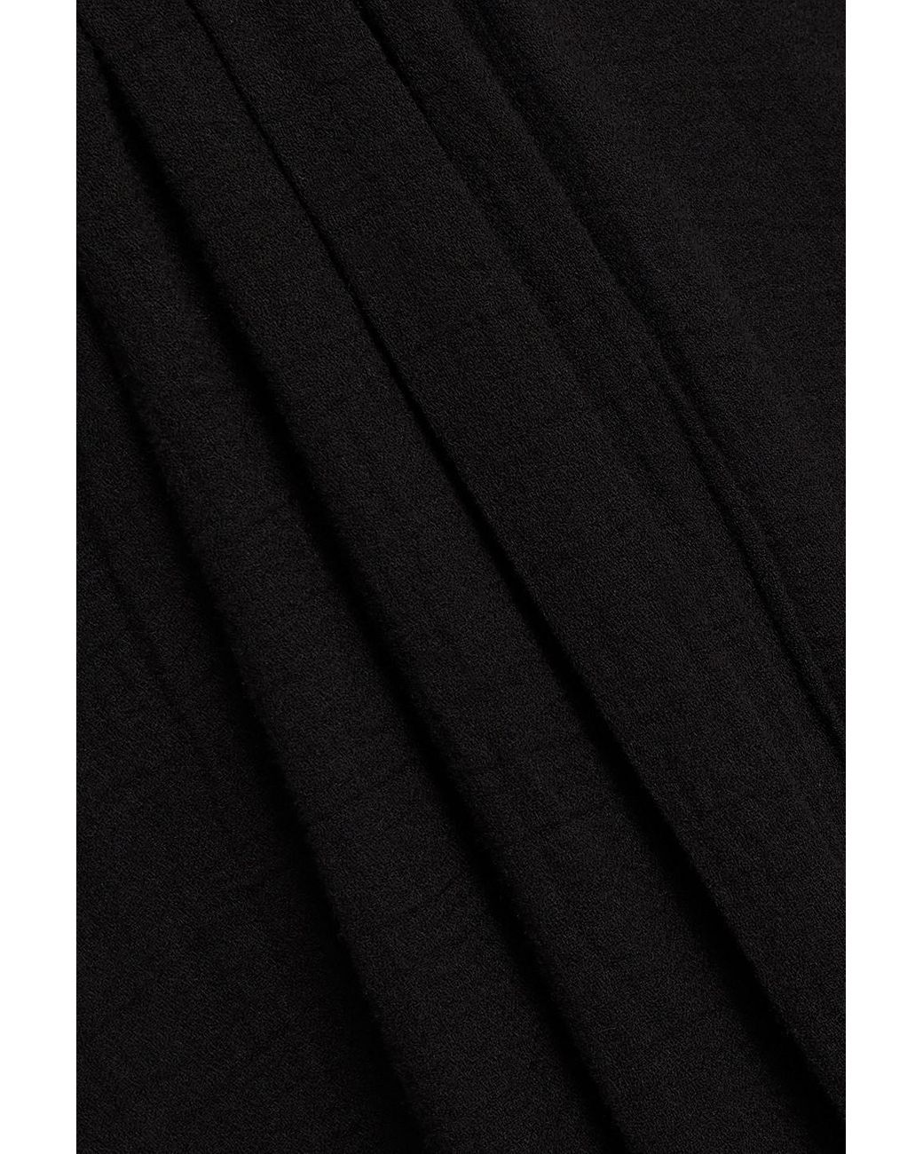 Rodebjer Endre Gathered Crinkled-cotton Midi Dress in Black | Lyst Australia