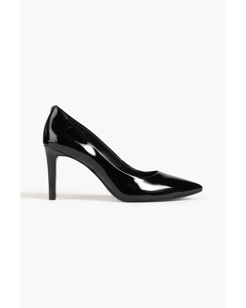 MICHAEL Michael Kors Angie Patent-leather Pumps in Black | Lyst Canada