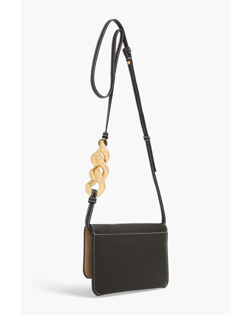 JW Anderson Leather Phone Pouch in Black | Lyst