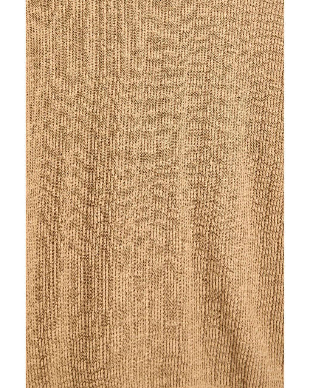 Frescobol Carioca Natural Joaquim Ribbed Cotton-Blend Polo Shirt for men