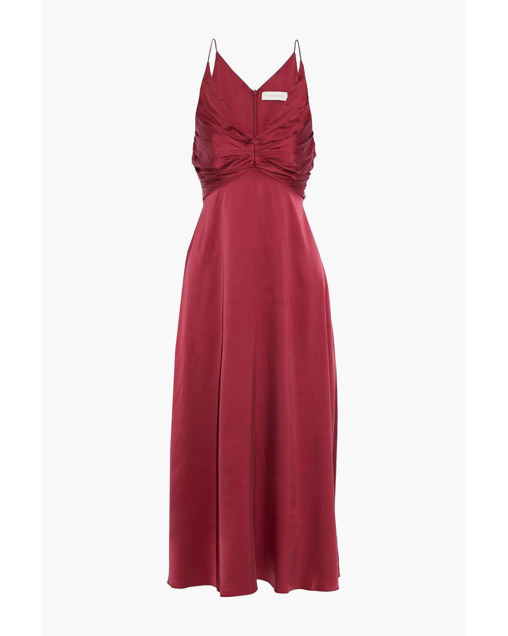 Zimmermann ruched top slip dress
