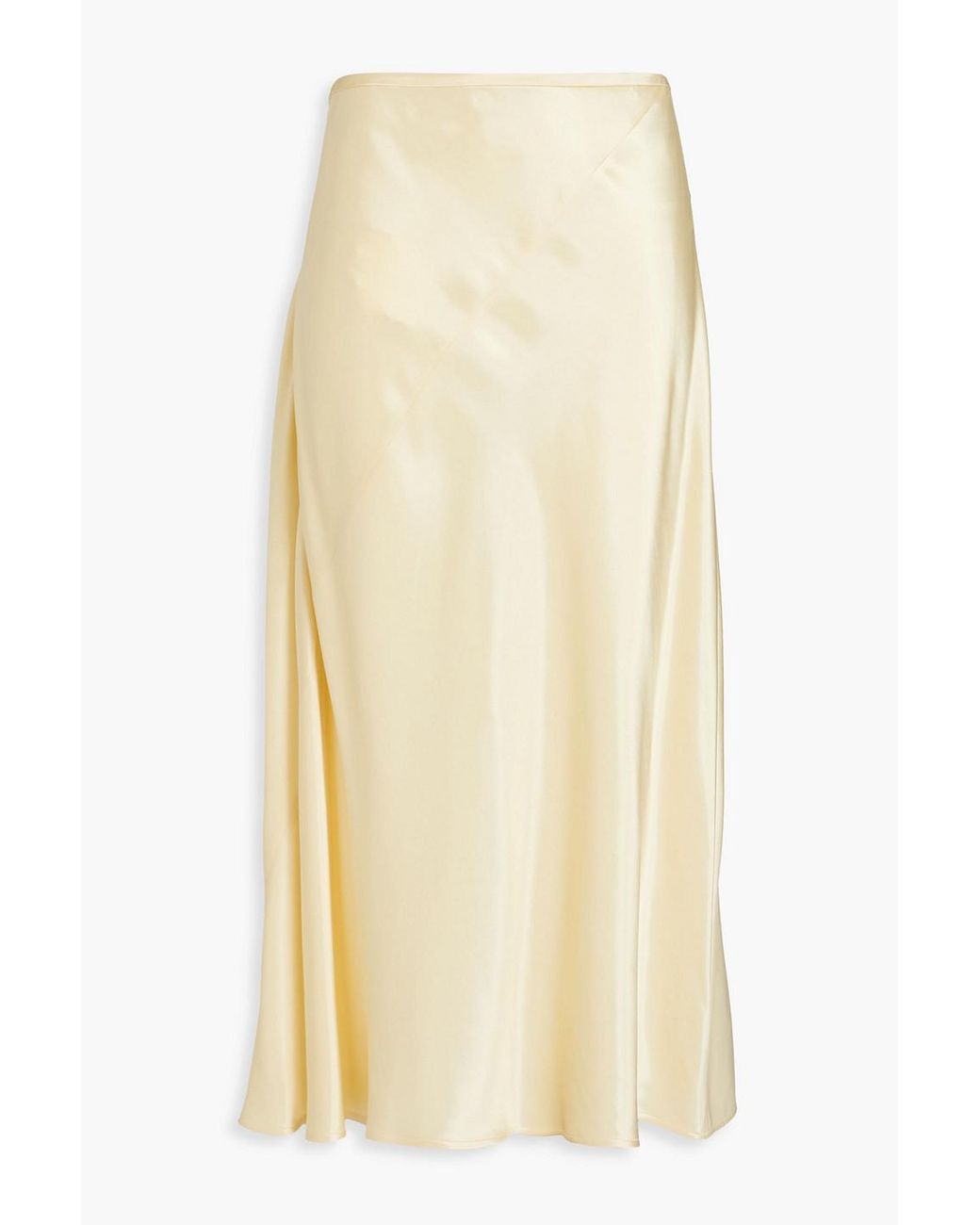 Jil Sander belted wool midi skirt - Yellow