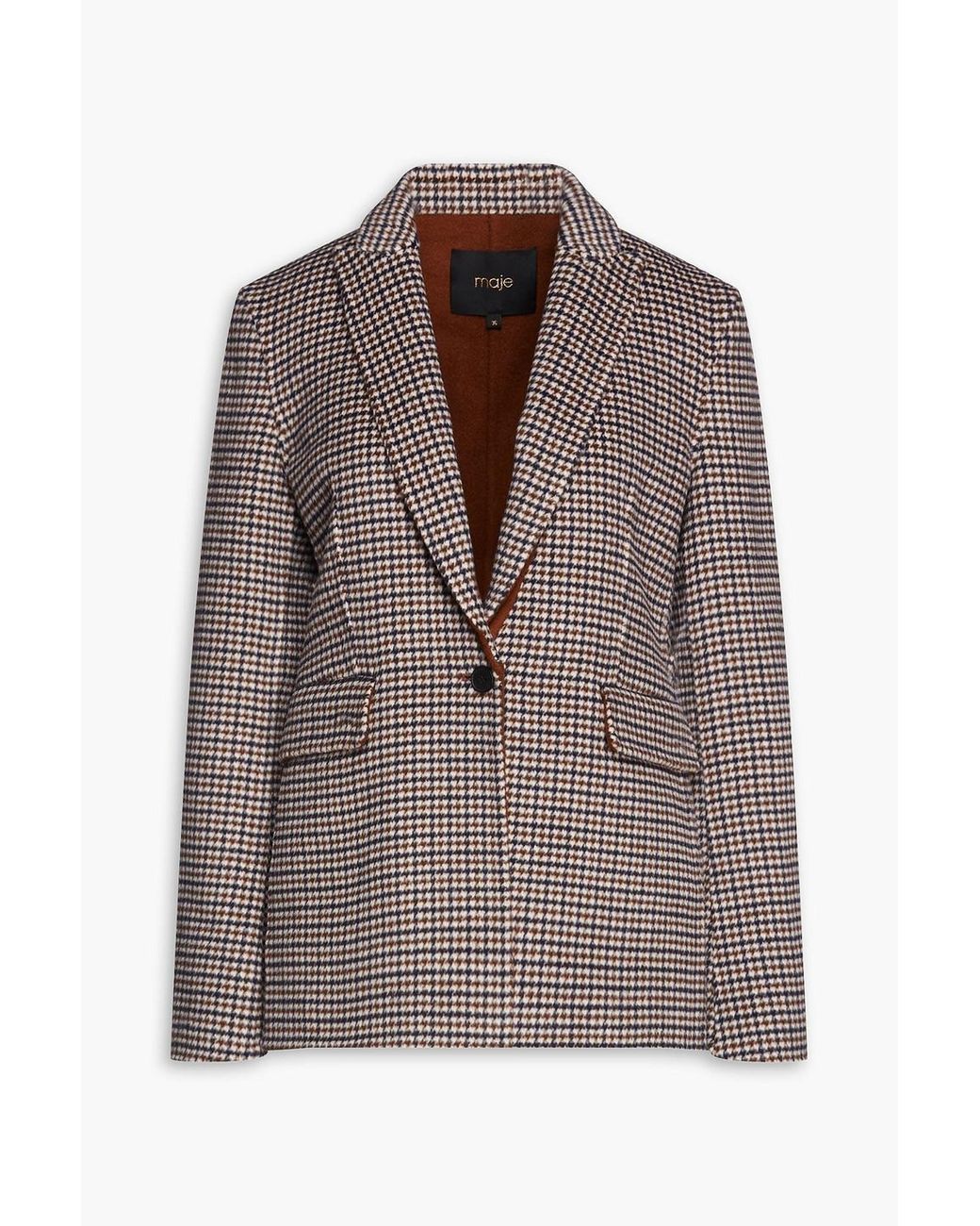 Maje houndstooth blazer hotsell