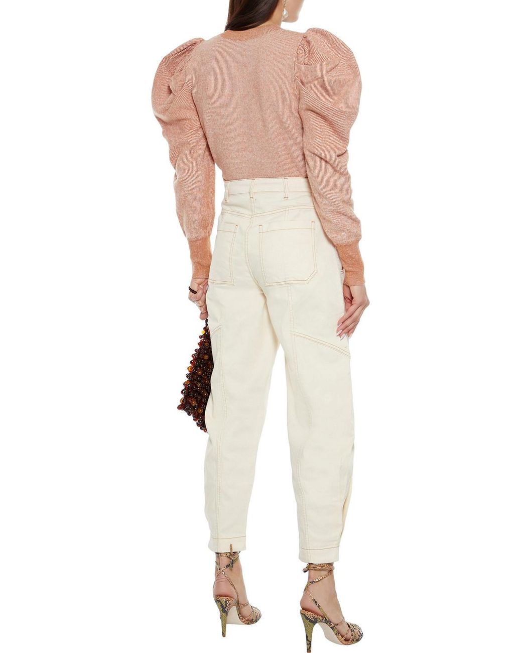 Ulla Johnson Denim Brodie High-rise 