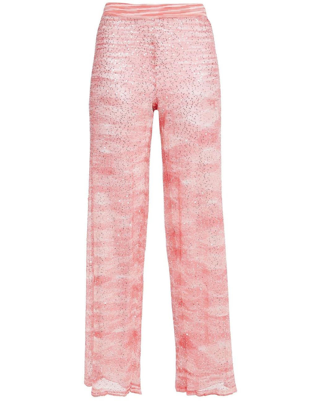 flared pants pink