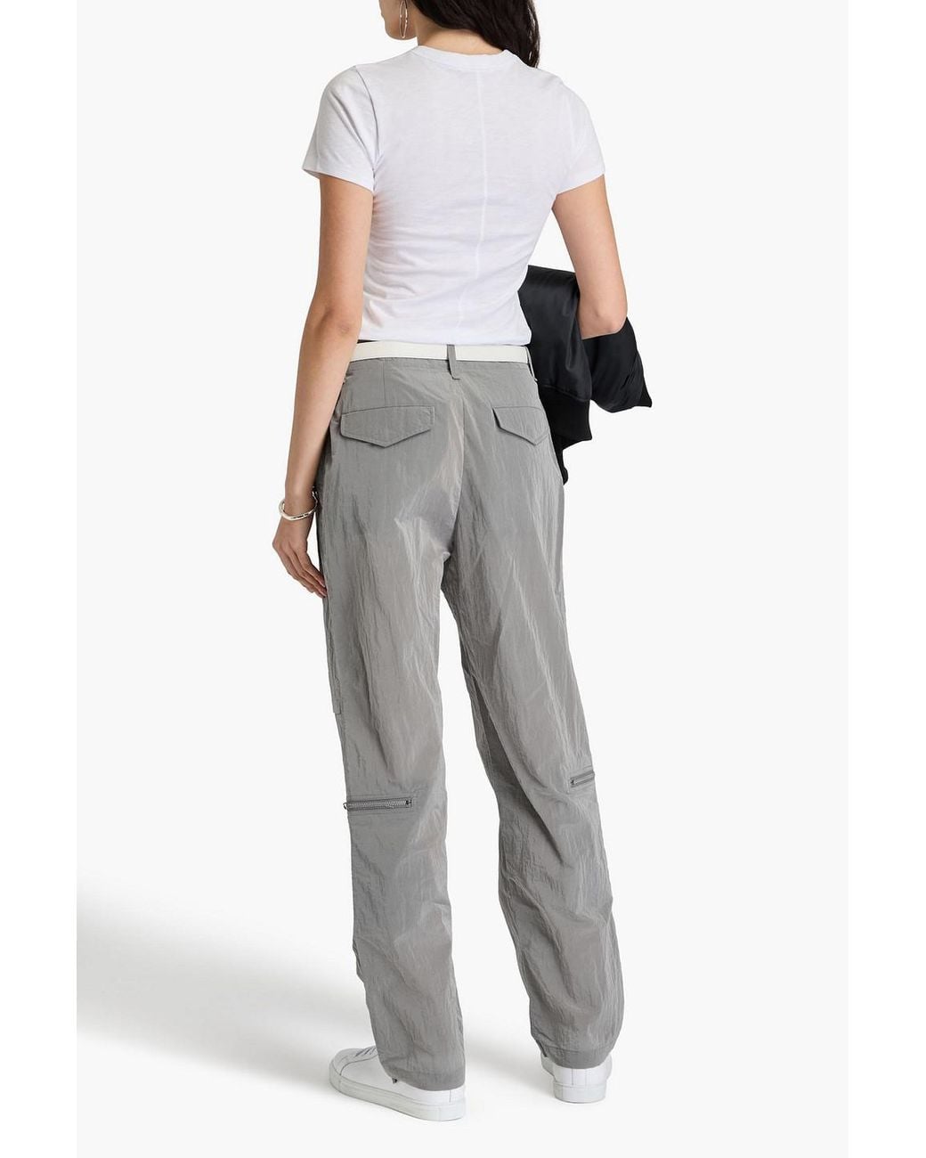 Rag & Bone Gray Kai Shell Cargo Pants