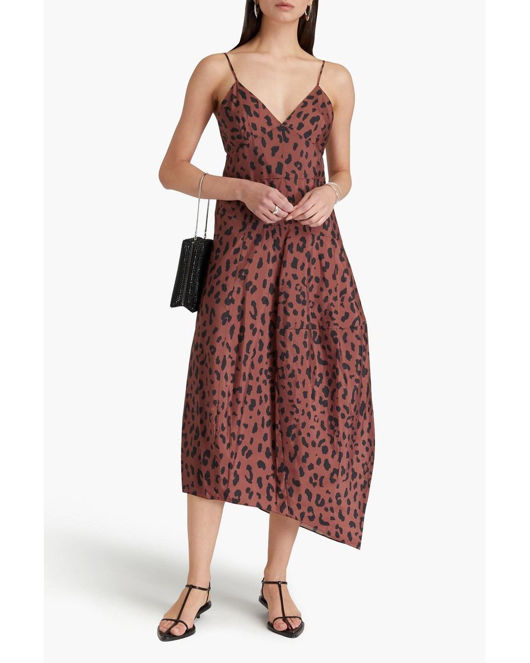 strapless open back dress Pracilla Silk Mini Dress – Retrofete main image 0