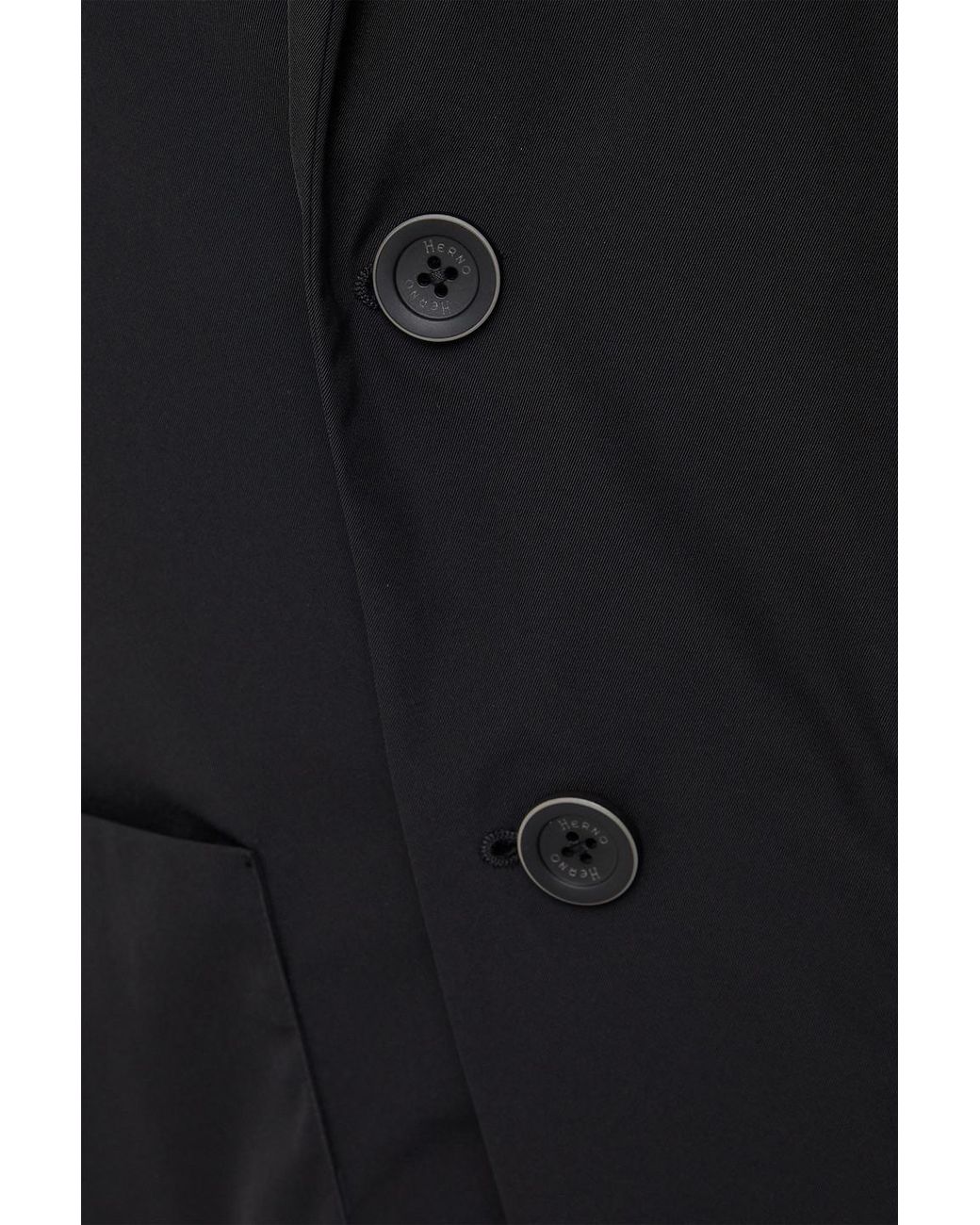 Herno Black Shell Blazer for men