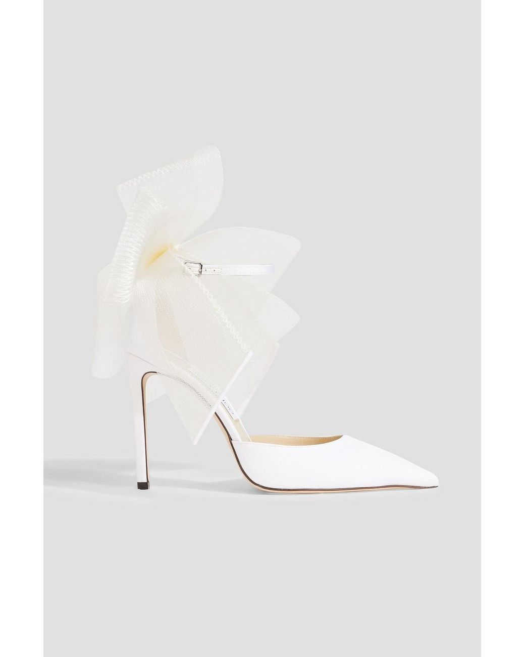 JIMMY CHOO Averly 100 bow trimmed pumps パンプス 関税込み Averly 100 bow-trimmed pumps in black - Jimmy Choo | Mytheresa