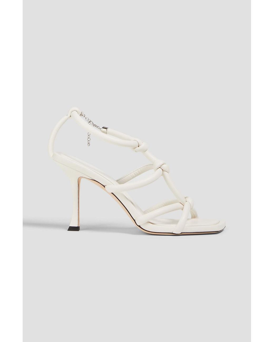 サンダル・ミュール JIMMY CHOO Ivory Leather Lonnie 90 Sandals Jimmy Choo Ivory Leather Lonnie 90 Sandal – LOZURI®