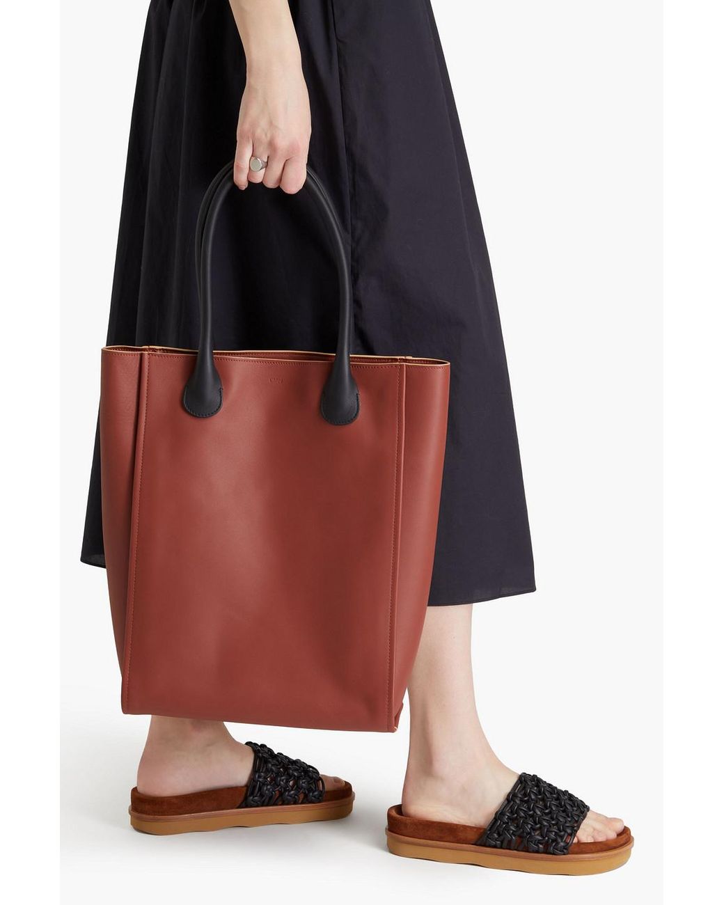 Chloe Joyce レザー トートバッグ 関税送料込 Chloé Joyce Leather Tote in Red | Lyst