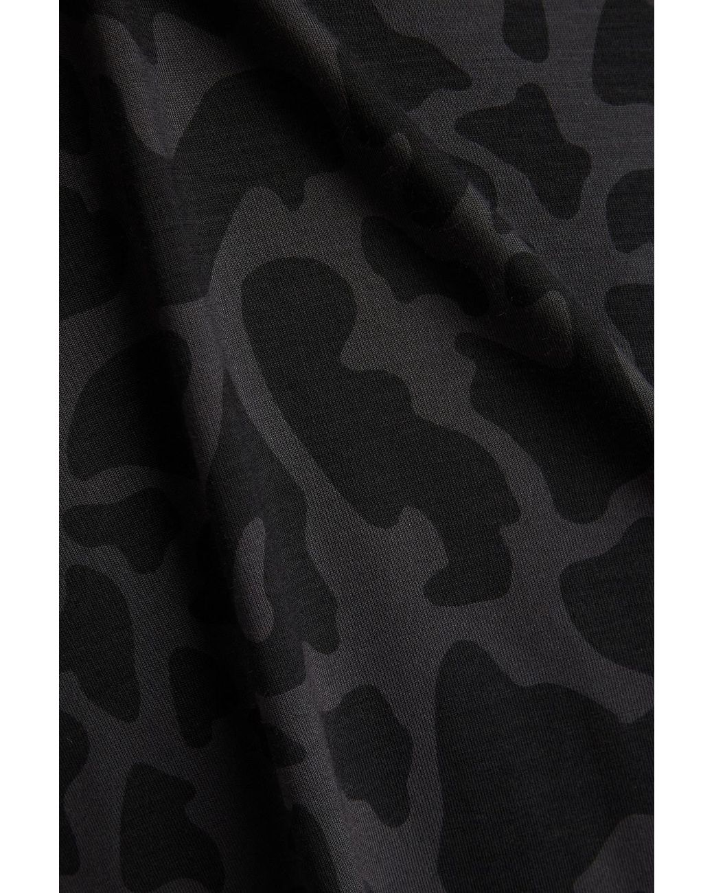 Derek Rose Leopard-print stretch-modal jersey hoodie in Black für Herren