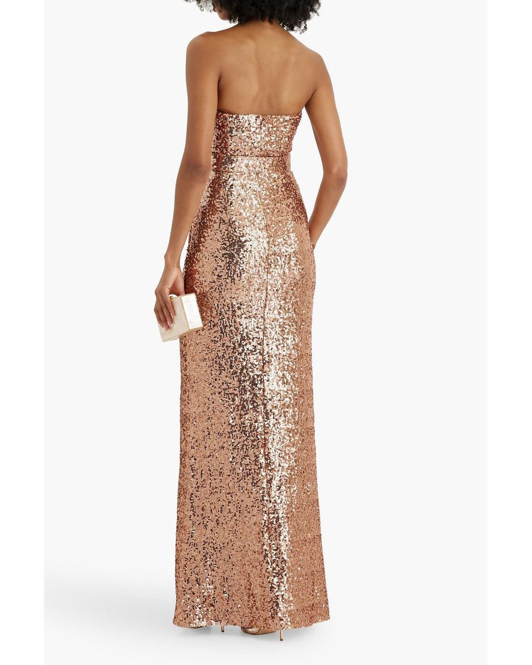 green emerald velvet dress BHLDN Badgley Mischka Lotte Gown main image 1