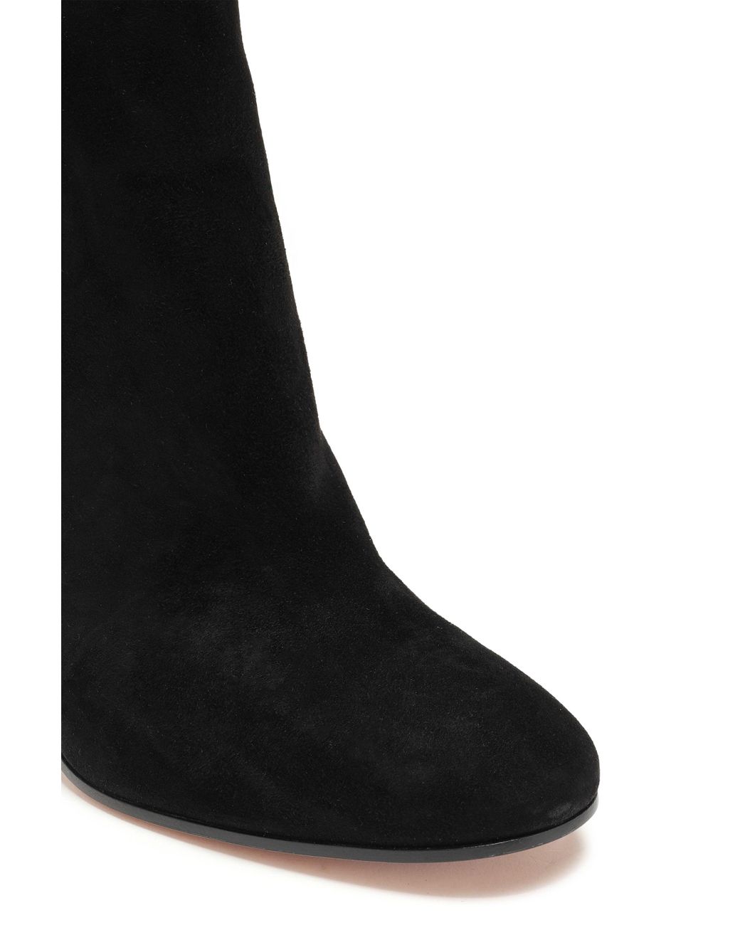 Gianvito Rossi Piper 85 Suede Ankle Boots in Black Lyst Canada