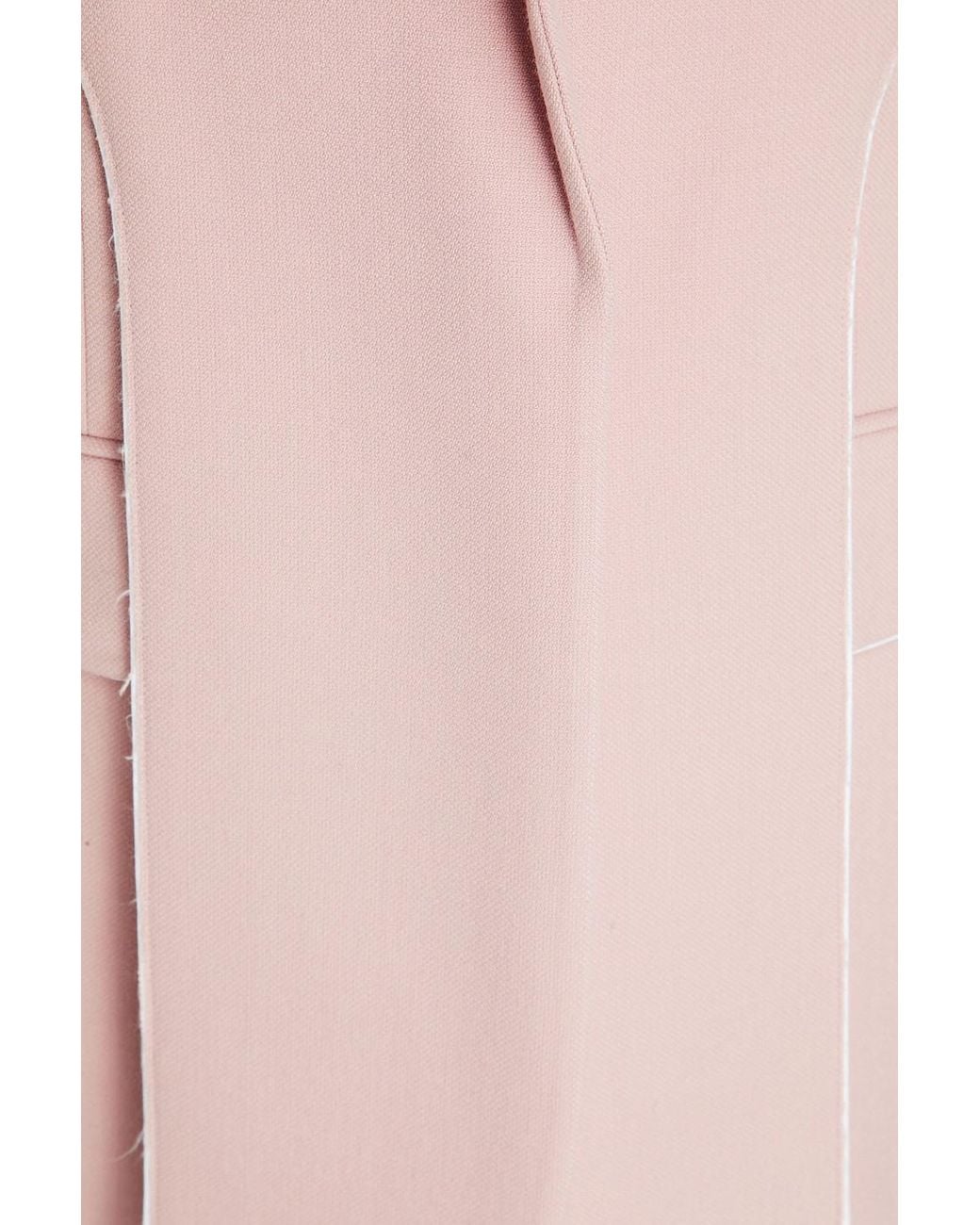 Victoria Beckham Pink Layered Crepe Blazer