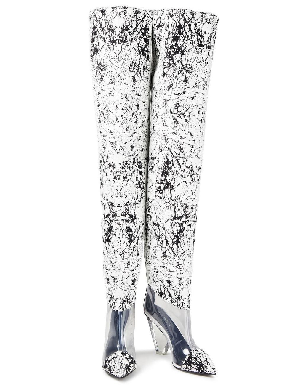 Balmain pvc shop boots