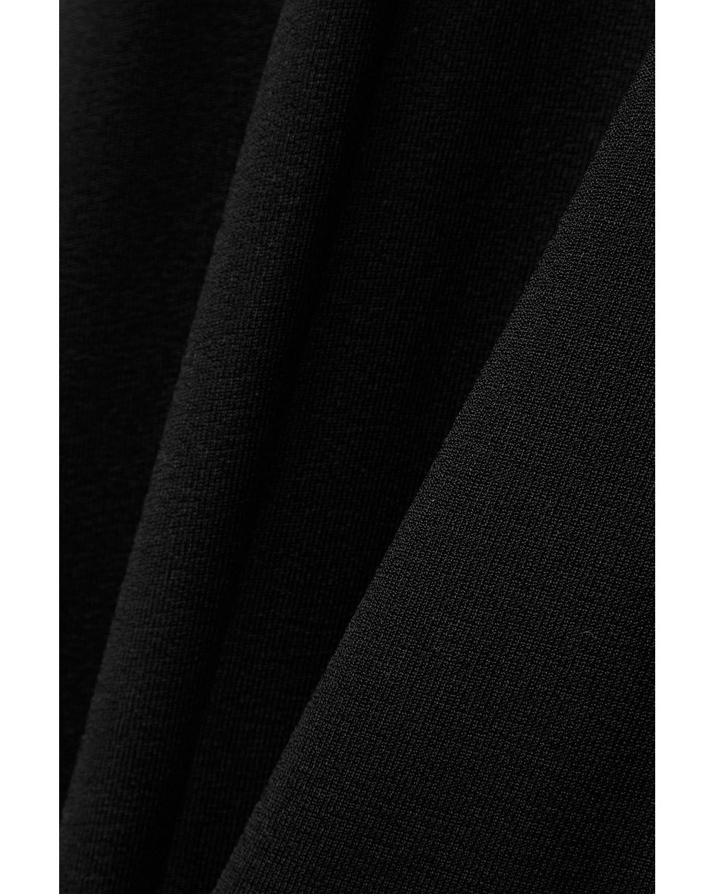 KHAITE Richie Stretch-jersey Turtleneck Maxi Dress in Black