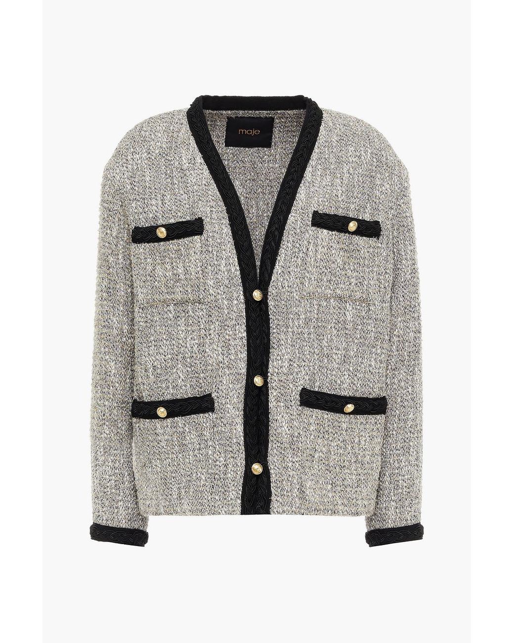 Maje Tweed Jacket | Lyst