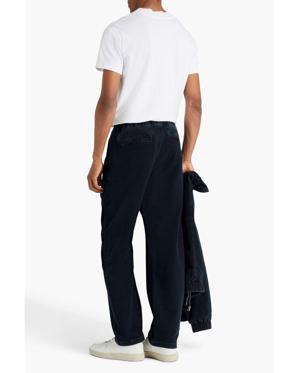 Rag & Bone Bradford Cotton-Blend Track Pants in Blue for Men | Lyst