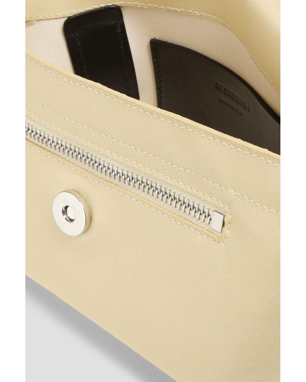 Jil Sander White Canvas Belt Bag for men