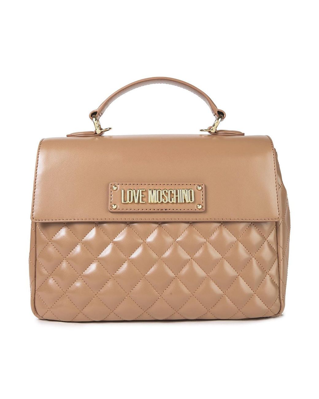 love moschino quilted faux leather shoulder bolsa