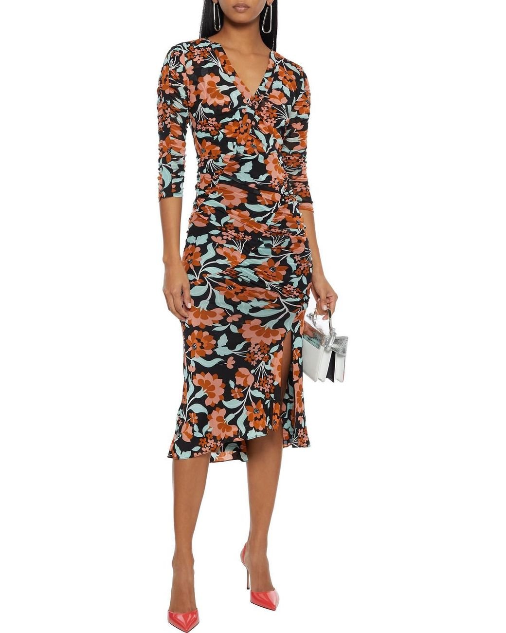Diane von furstenberg mesh dress hot sale